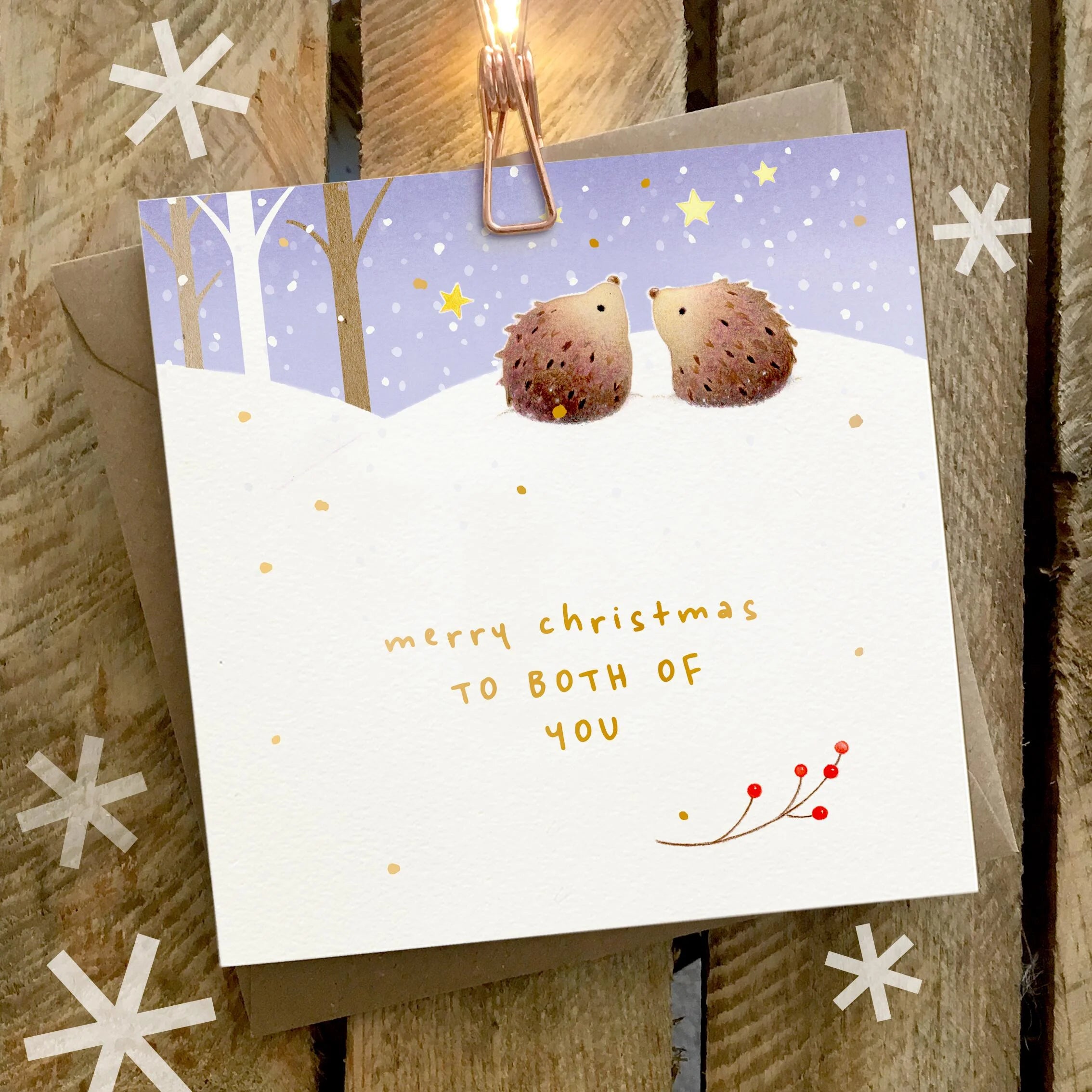 Ginger Betty Both of You Christmas Card