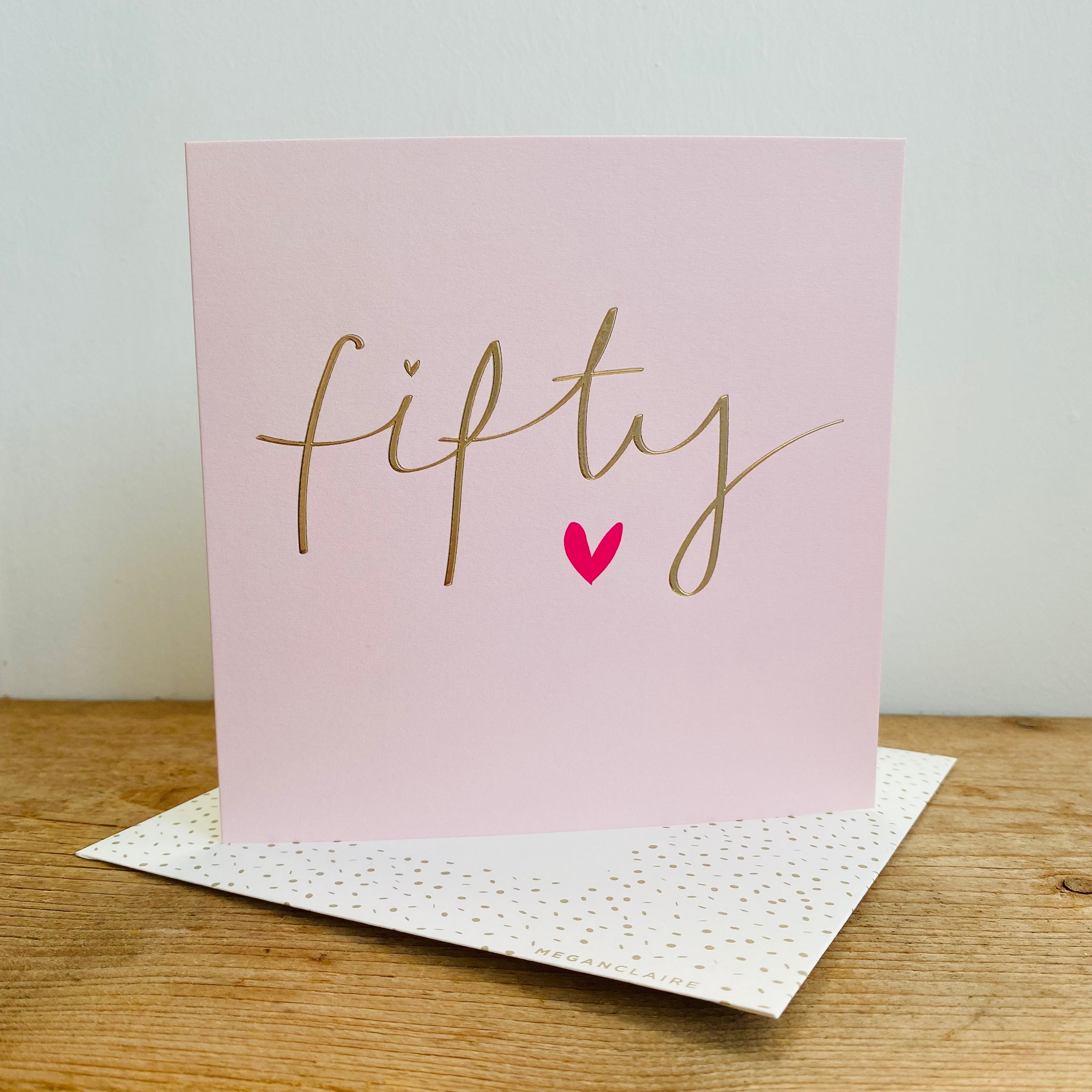 Ink Pot Fifty Card - More Than Just a Gift | Narborough Hall