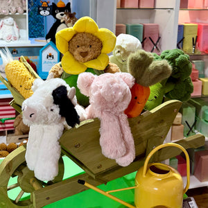Jellycat in store display at More Than Just A Gift at Narborough Hall. Authorised Jellycat Stockist