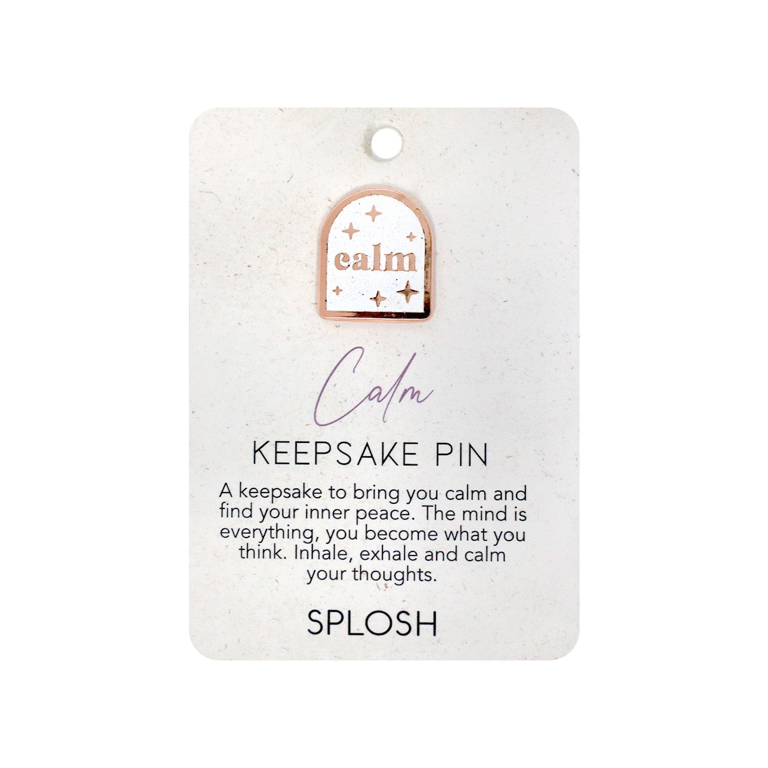 Splosh Calm Keepsake Pin