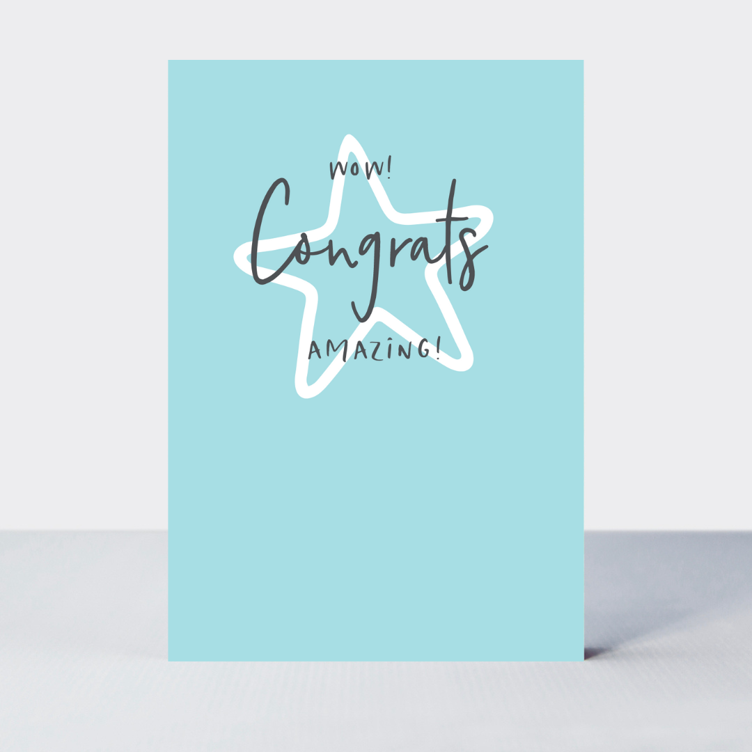 Wonderful You Congrats Card