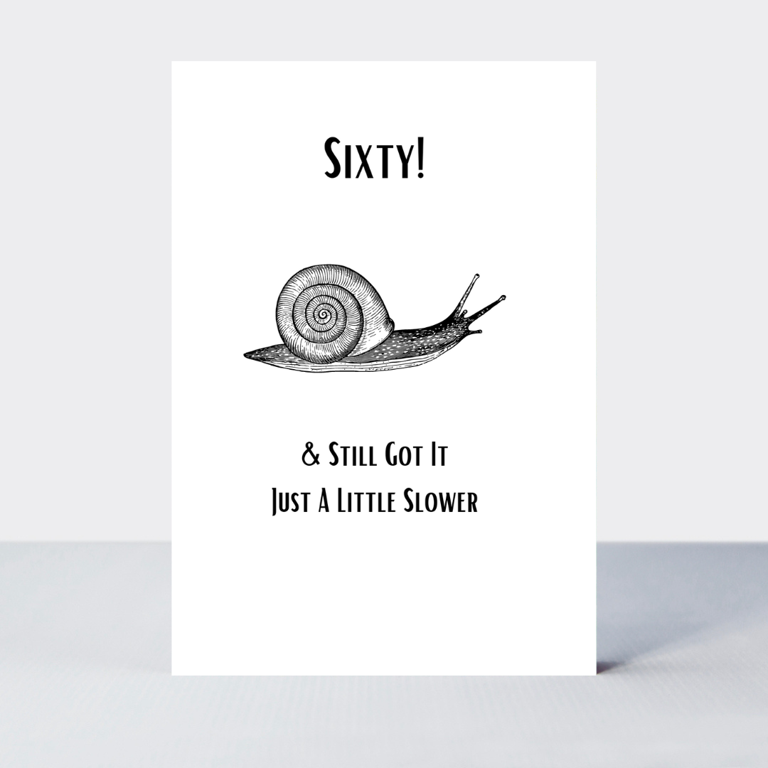 Law Of The Jungle Sixty Birthday Card