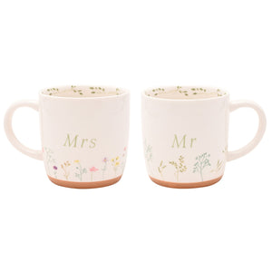 Love Story Ceramic Mugs - Mr & Mrs - More Than Just a Gift | Narborough Hall