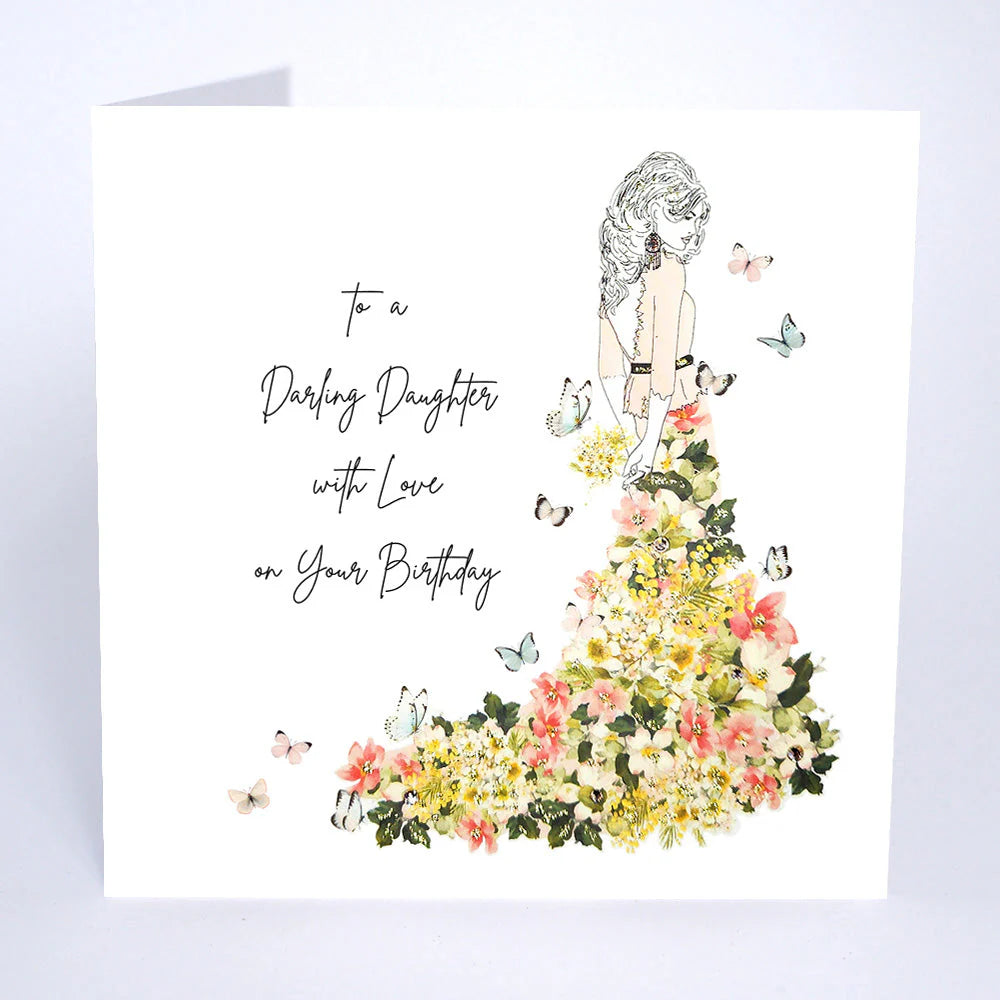 Five Dollar Mimosa Moon Darling Daughter Birthday Card