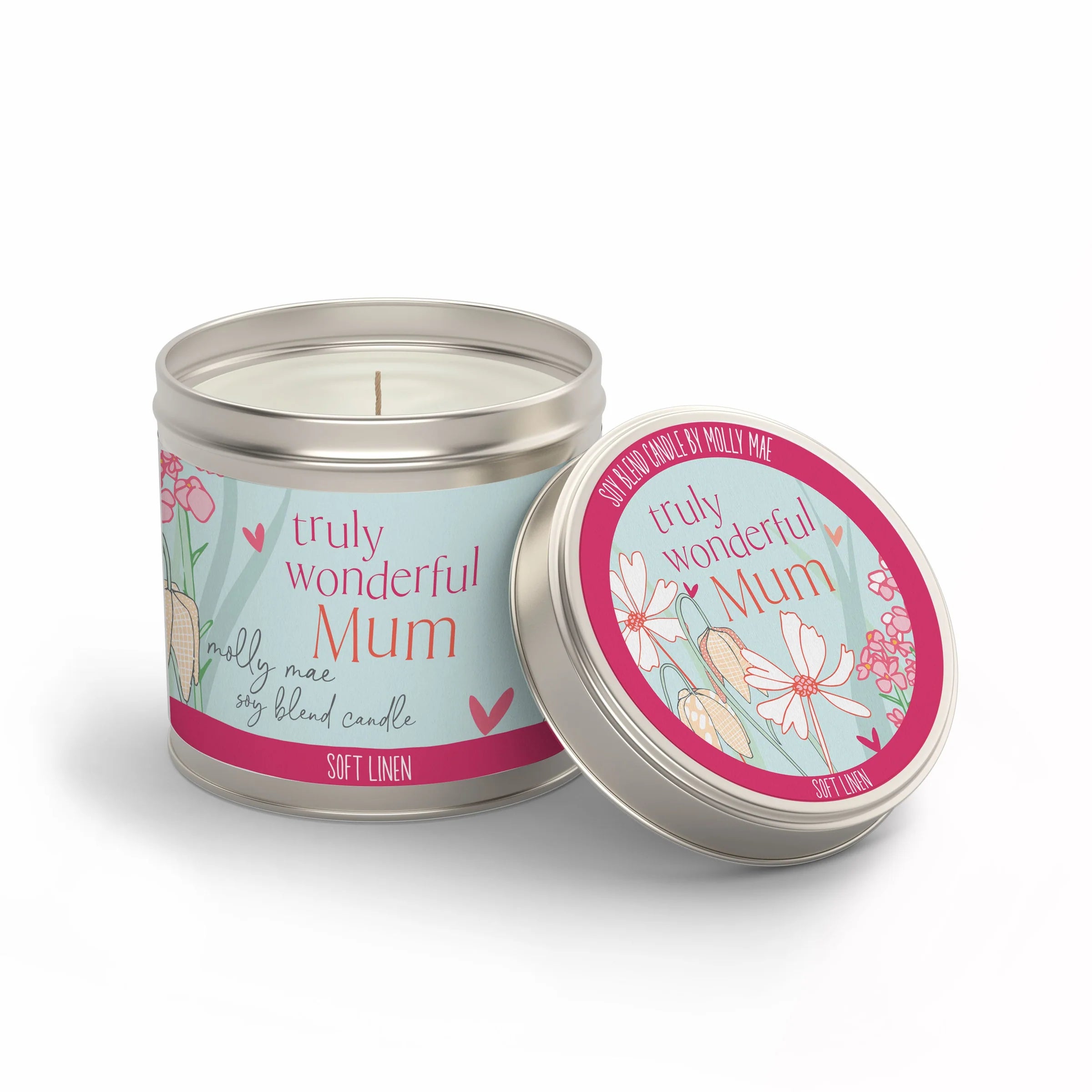 Molly Mae Truly Wonderful Mum Soft Linen Candle