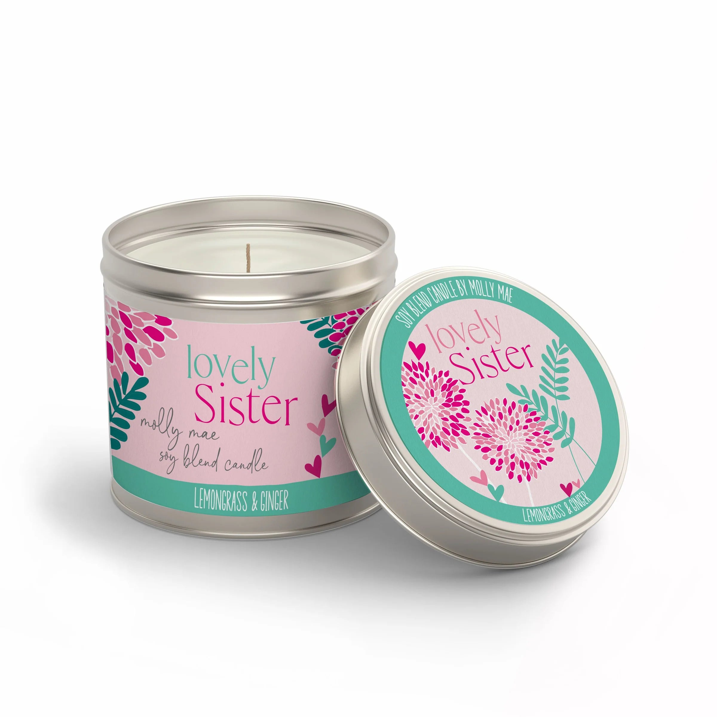 Molly Mae Lovely Sister Lemongrass & Ginger Candle