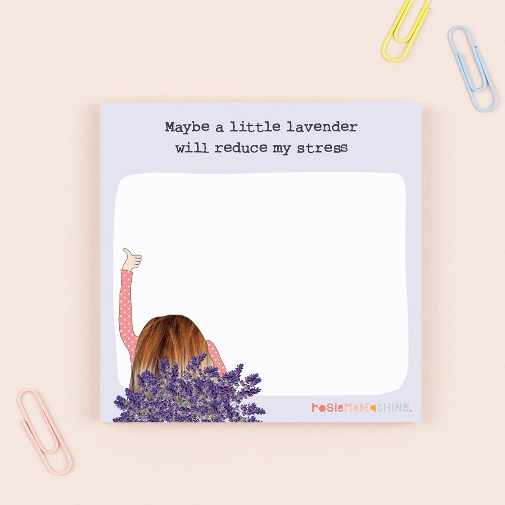 Rosie Made A Thing Lavender Sticky Jots