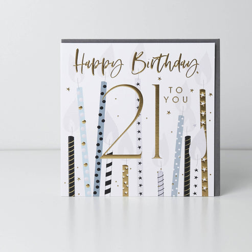 Belly Button Elle 21st Birthday Card