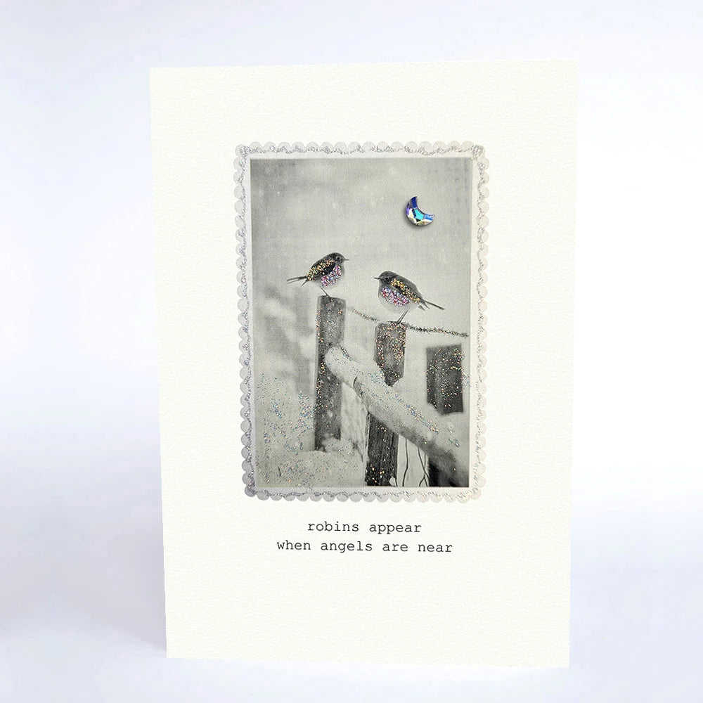 Five Dollar Shake Robins Appear Christmas Card