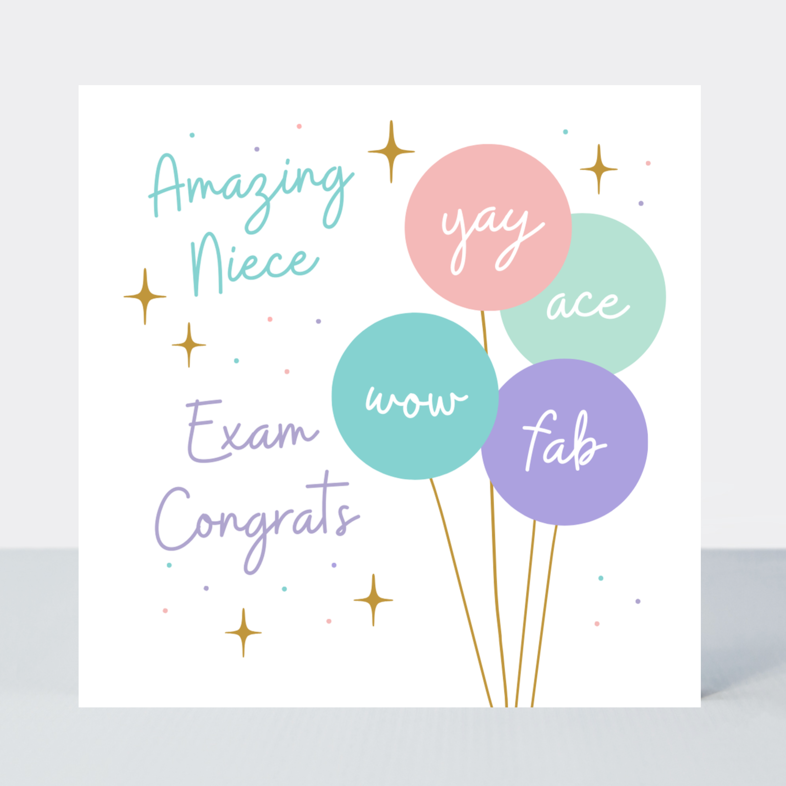 Jollification Niece Exam Congrats Card