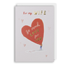 Moments Wife Love Heart Card