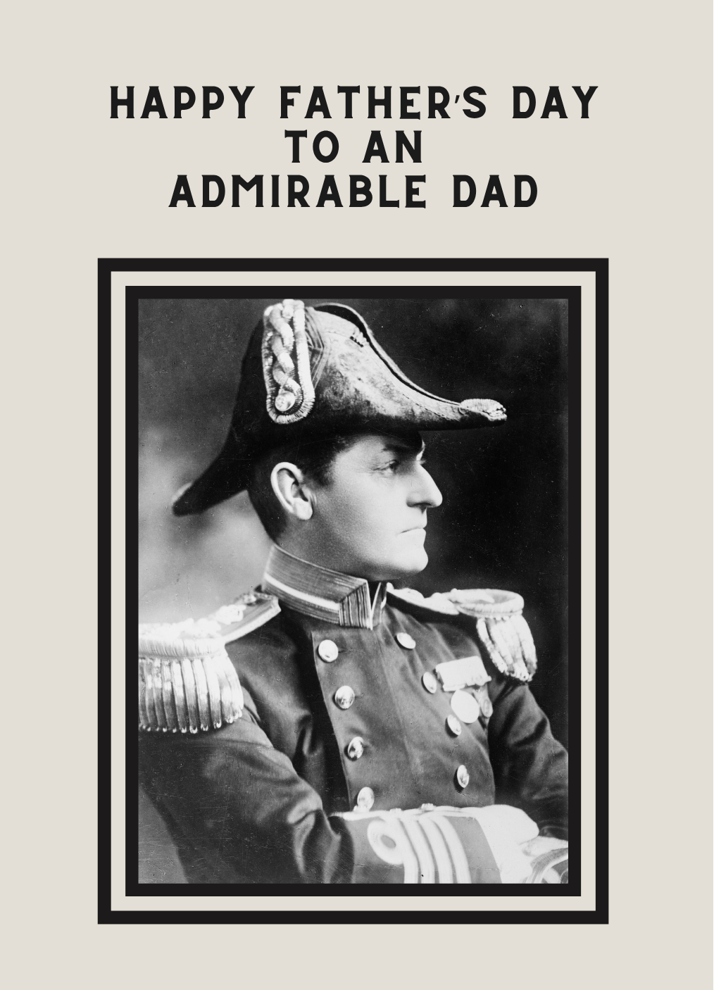 Petimo Admirable Dad Father's Day Card