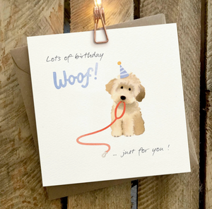 Ginger Betty 'Birthday Woof' Card - More Than Just a Gift | Narborough Hall