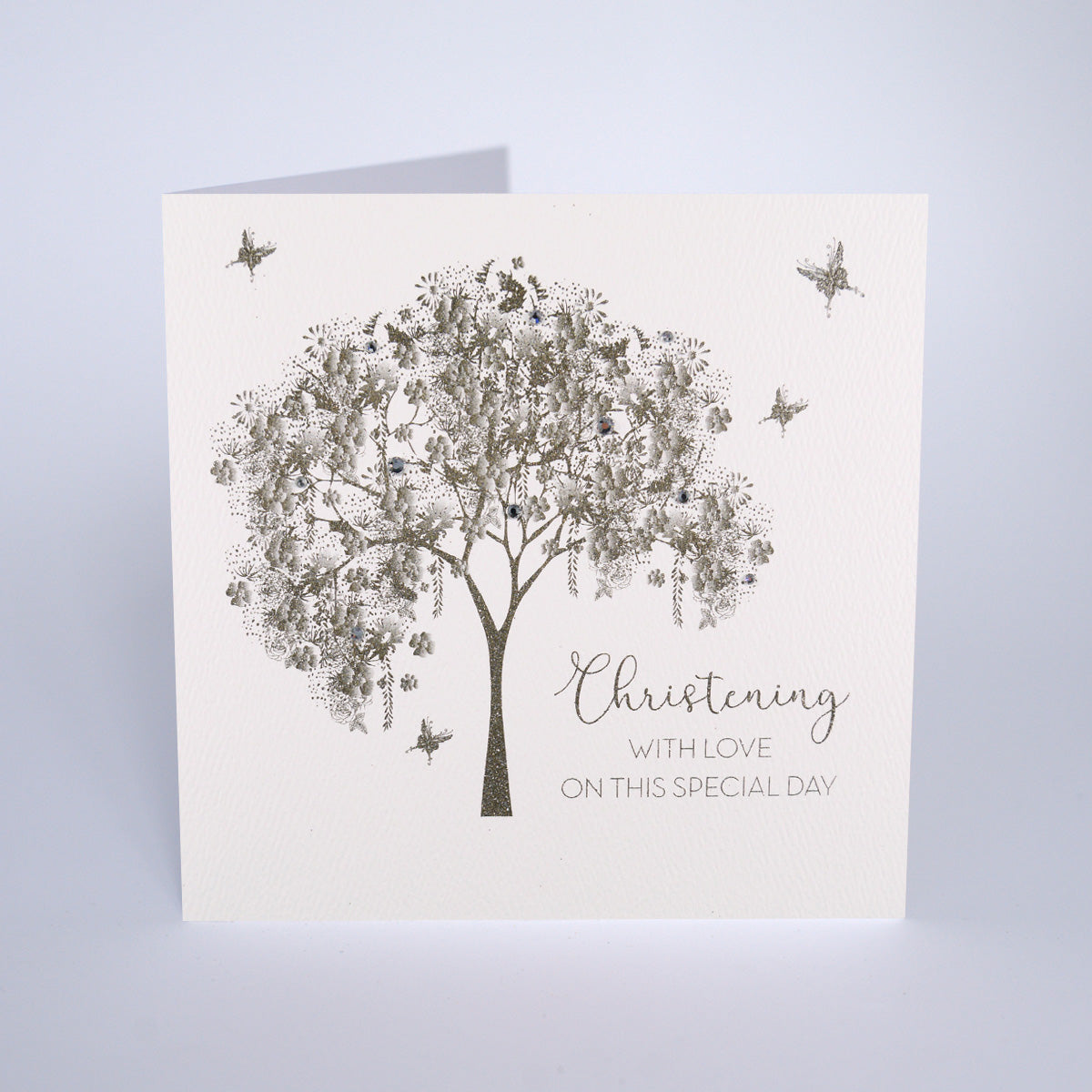 Secret Garden - Christening Card