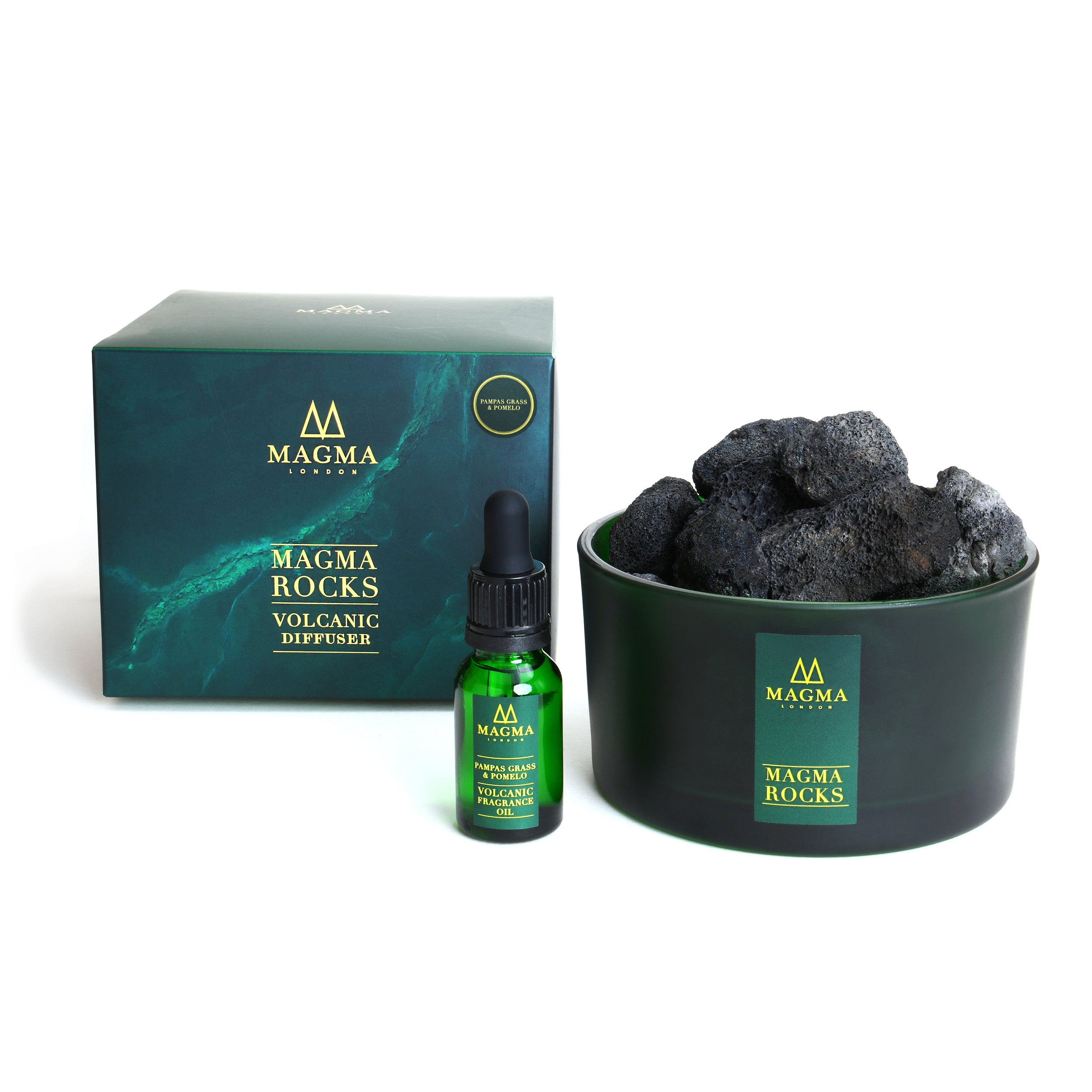 Magma London Pampas Grass and Pomelo Volcanic Rock Diffuser