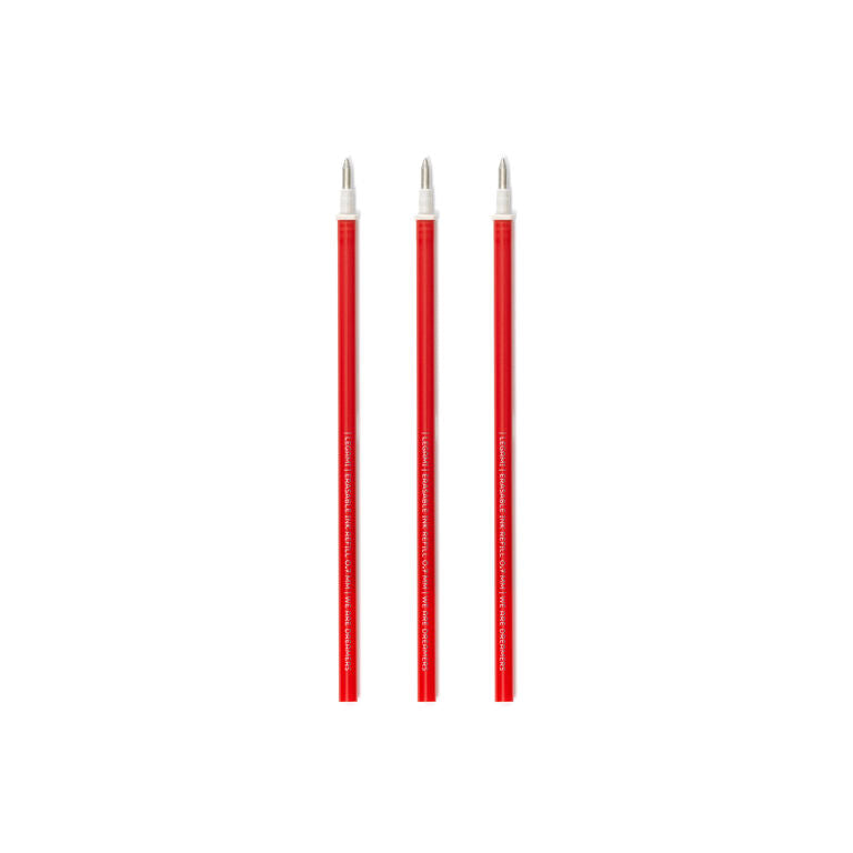 Legami Erasable Pen Refills – Red – Pack of 3