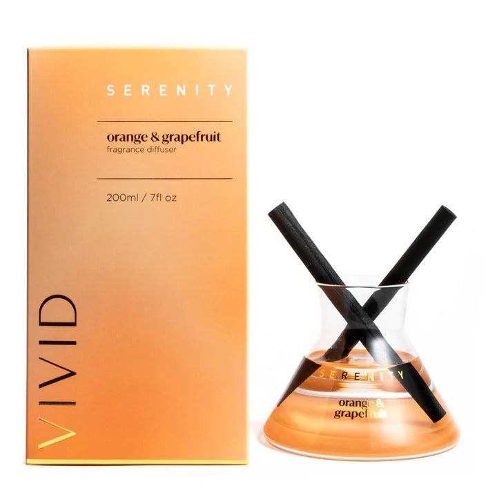 Serenity Vivid Diffuser - Orange & Grapefruit - More Than Just a Gift | Narborough Hall
