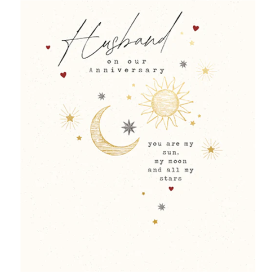 Reflections Husband Anniversary Card