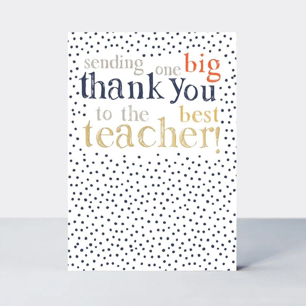 Ebb & Flow - Thank You Teacher Card