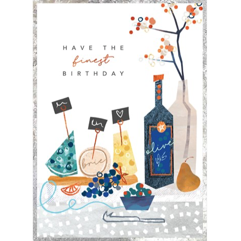 Cobalt Have the Finest Birthday Card