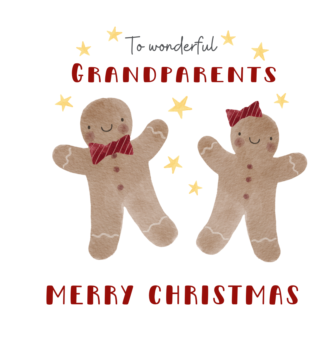 Holly Jolly To Wonderful Grandparents