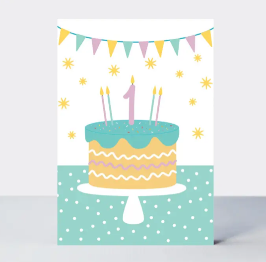Make A Wish Age One Card