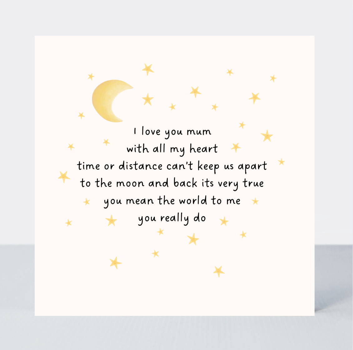 Woodland Wishes Love You to the Moon Mum Card - More Than Just a Gift | Narborough Hall