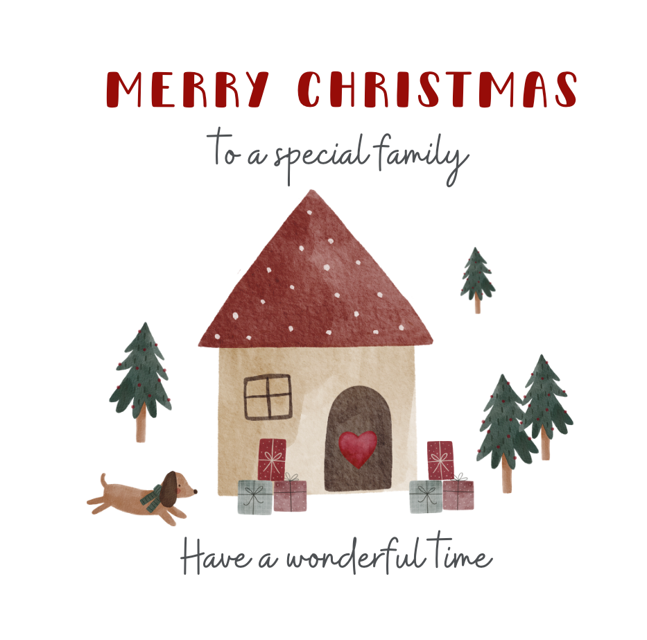 Holly Jolly Merry Christmas to a Special Family