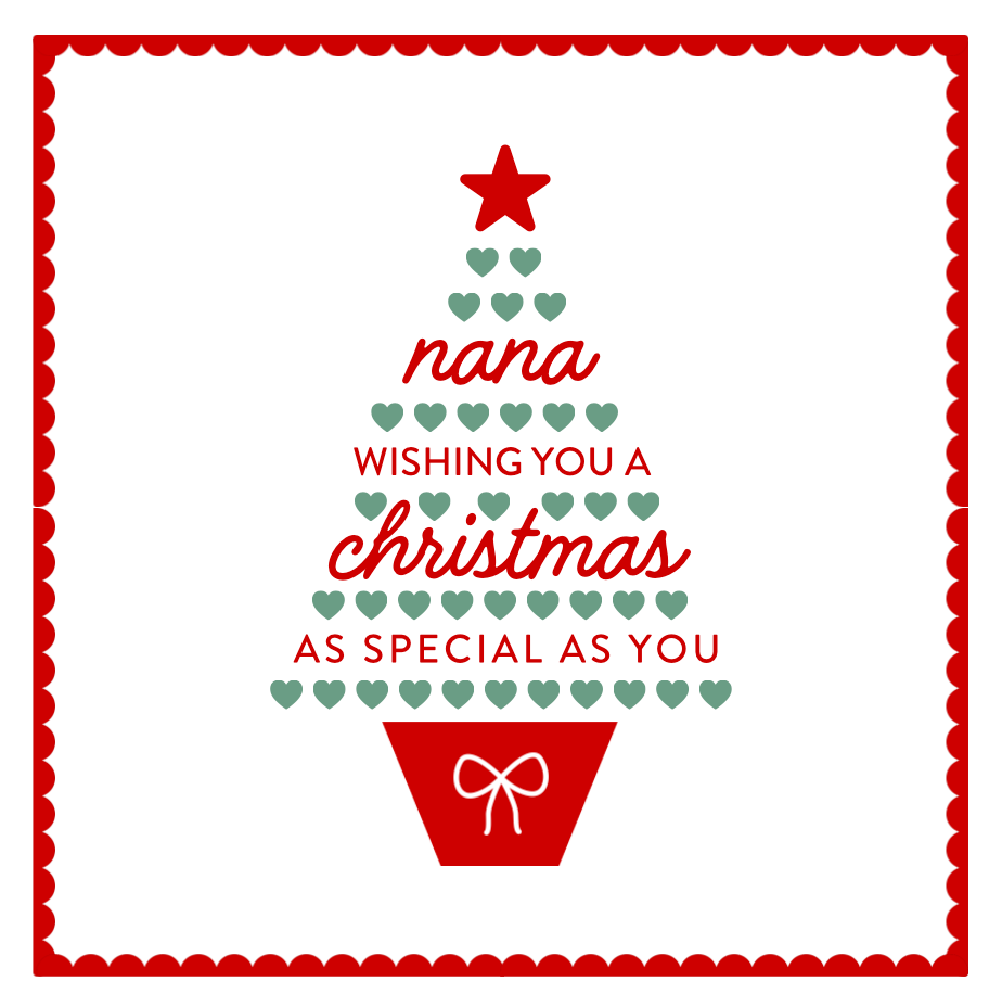 Petimo - Coco Nana Christmas Card