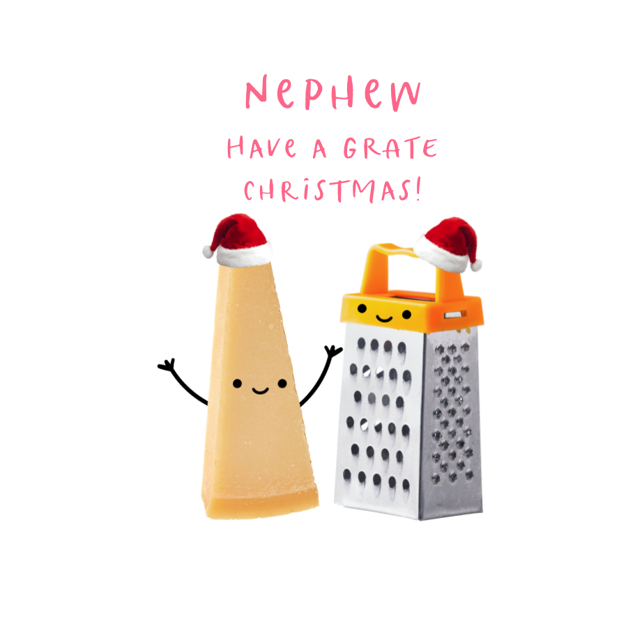 Better Together Nephew Grate Christmas Card