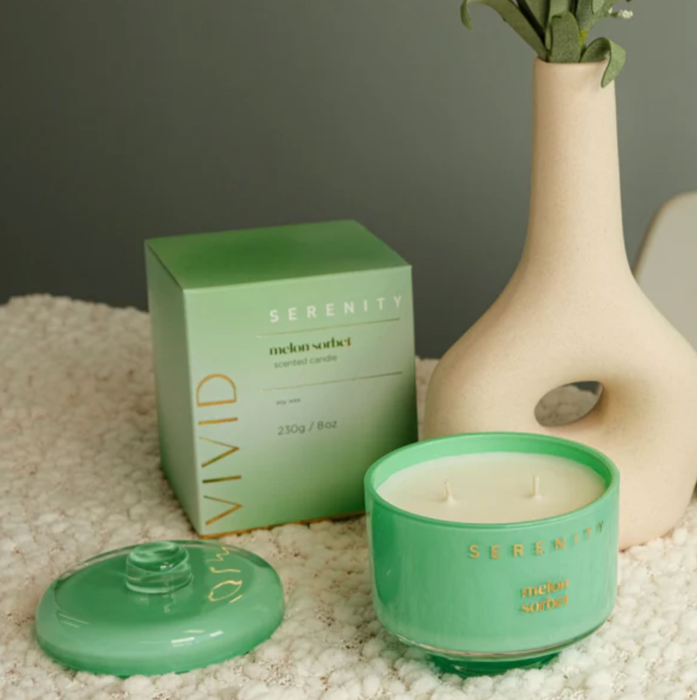 Serenity Vivid Candle - Melon Sorbet