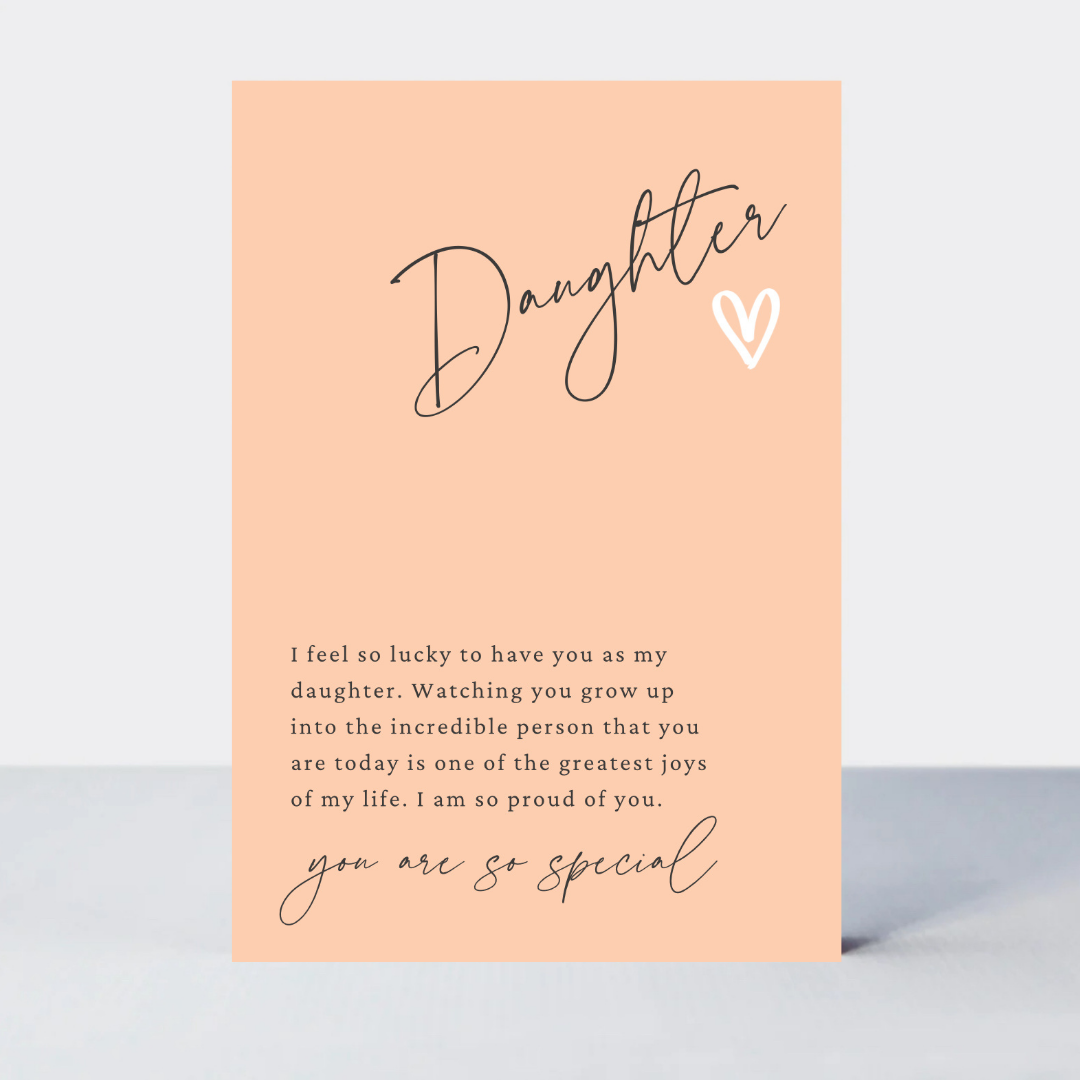 Little Notes Daughter Card