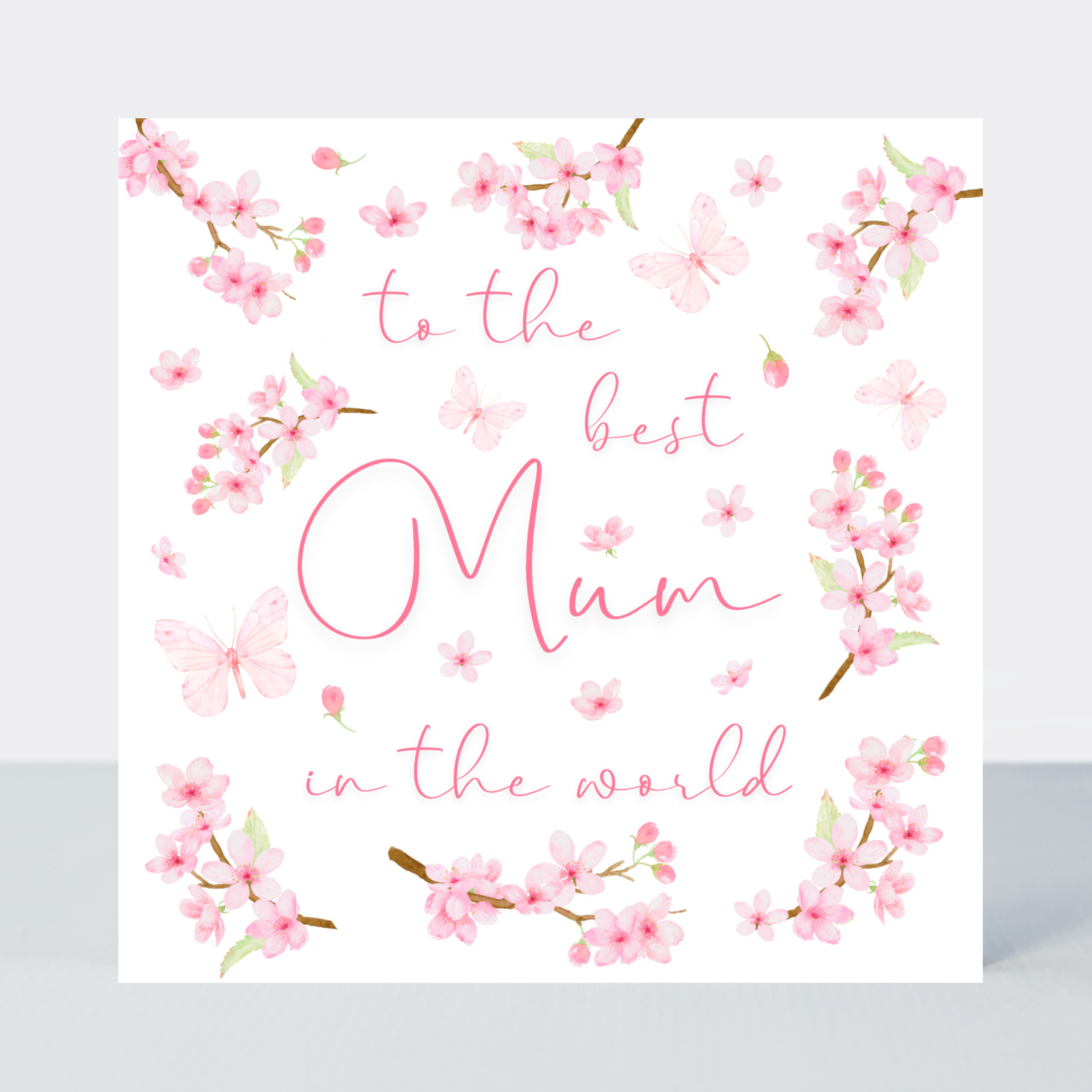 Hana Blush Best Mum in the World Card - More Than Just a Gift | Narborough Hall