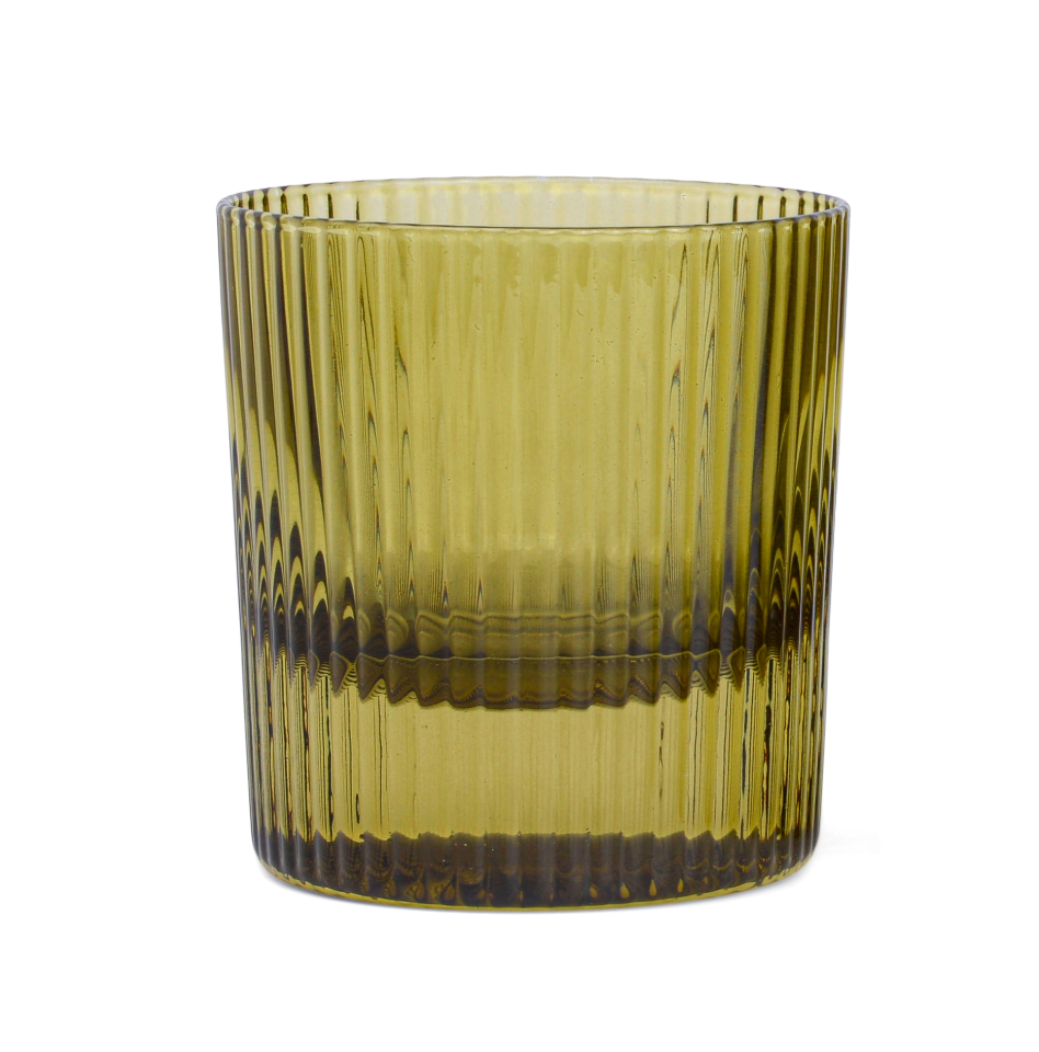 Designworks Collective - The Scout Lowball Glass - Set of 2 - Olive