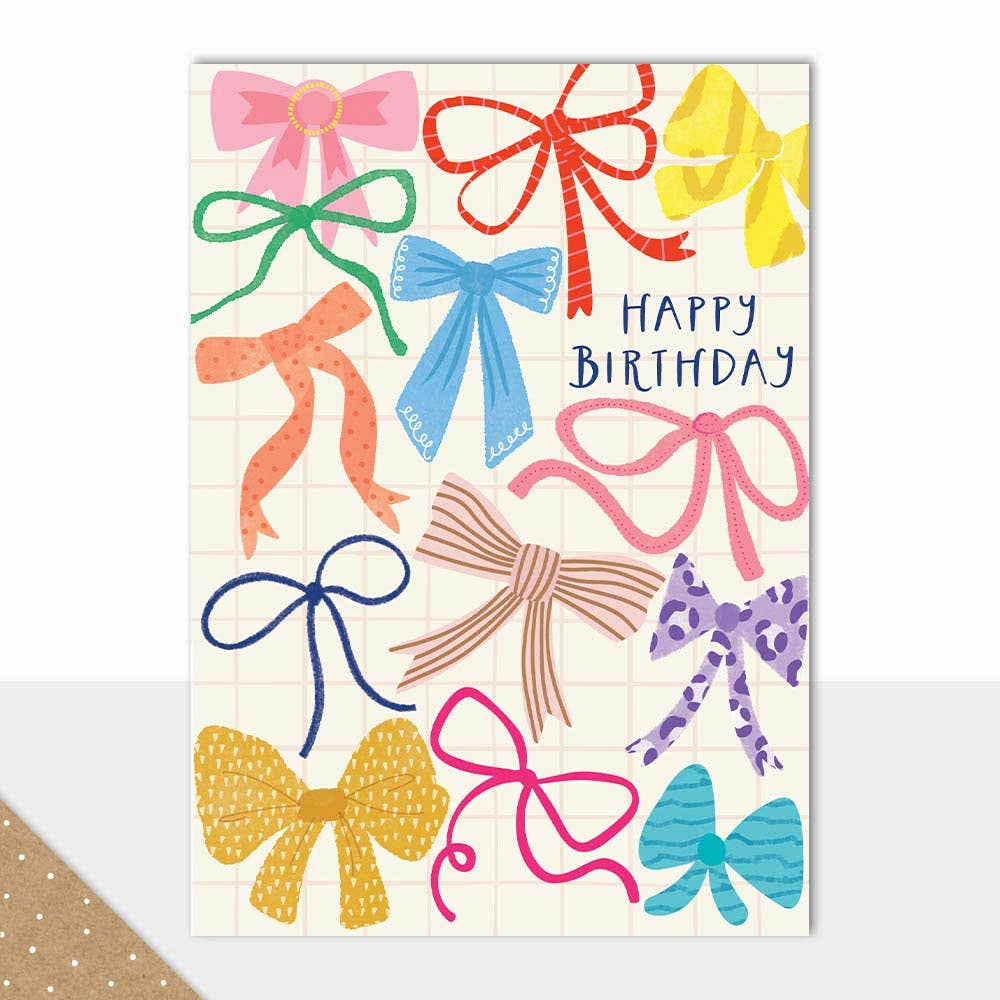 Eden Collection - Happy Birthday Bows Card