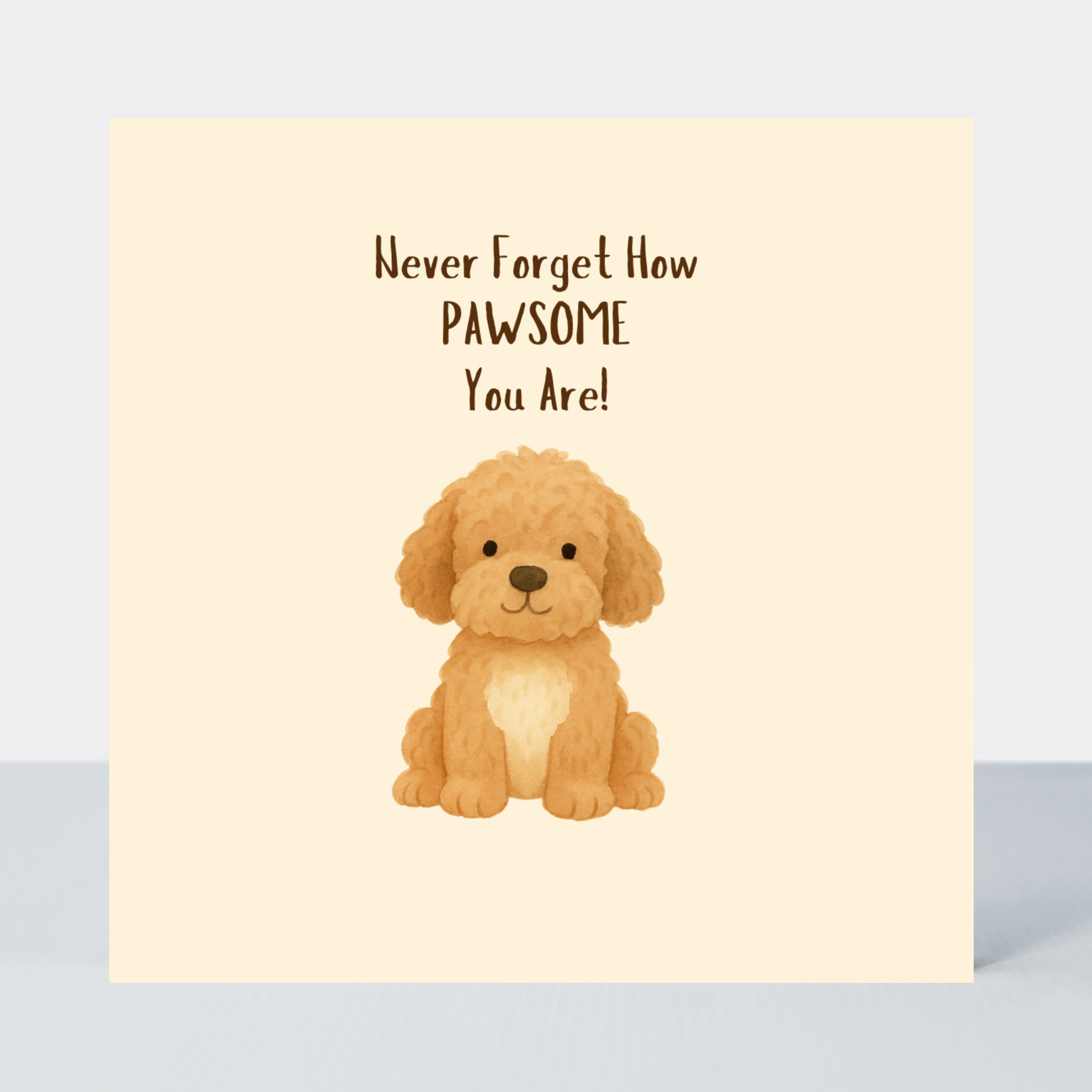 Petimo - Whisker & Wink Never Forget How Pawsome You Are Card