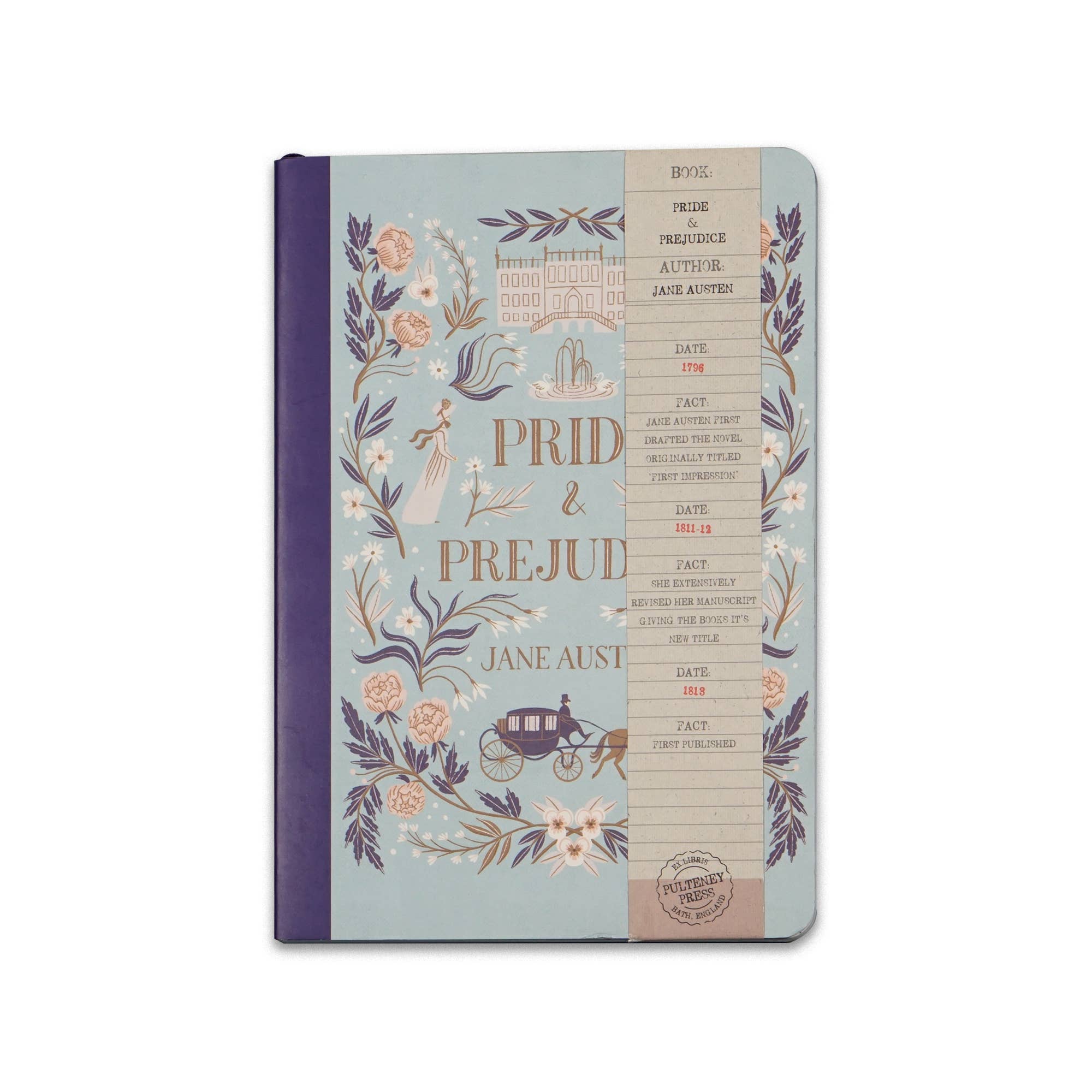 Half Moon Bay - A5 Notebook (Softcover) - Pulteney Press (Pride & Prejudice)