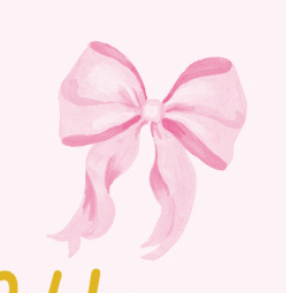 Petimo - Beauregarde Best Mummy Bow Gold Foil Pink Card