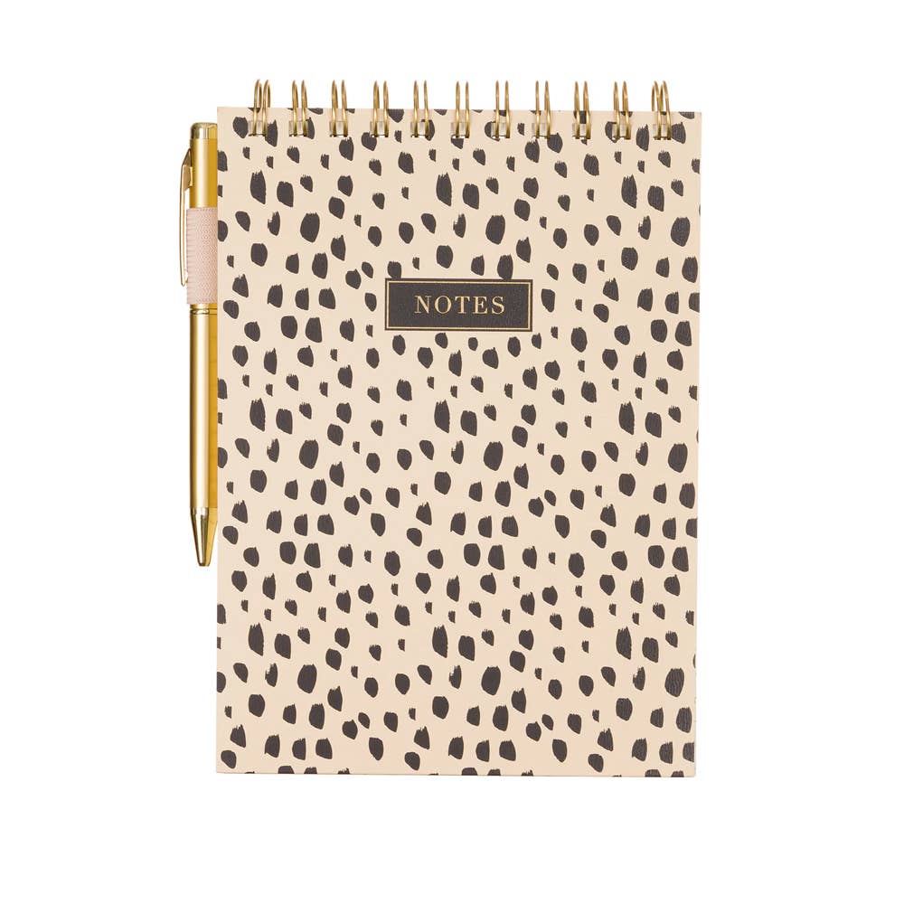 Oli Olsen - Éccolo Spiral Steno Pen Pad - Animal Print Pad with Pen: Animal Print