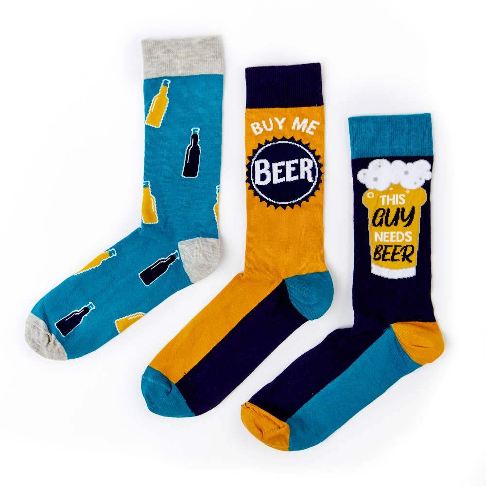 Urban Eccentric - Mens Beer Socks Gift Set