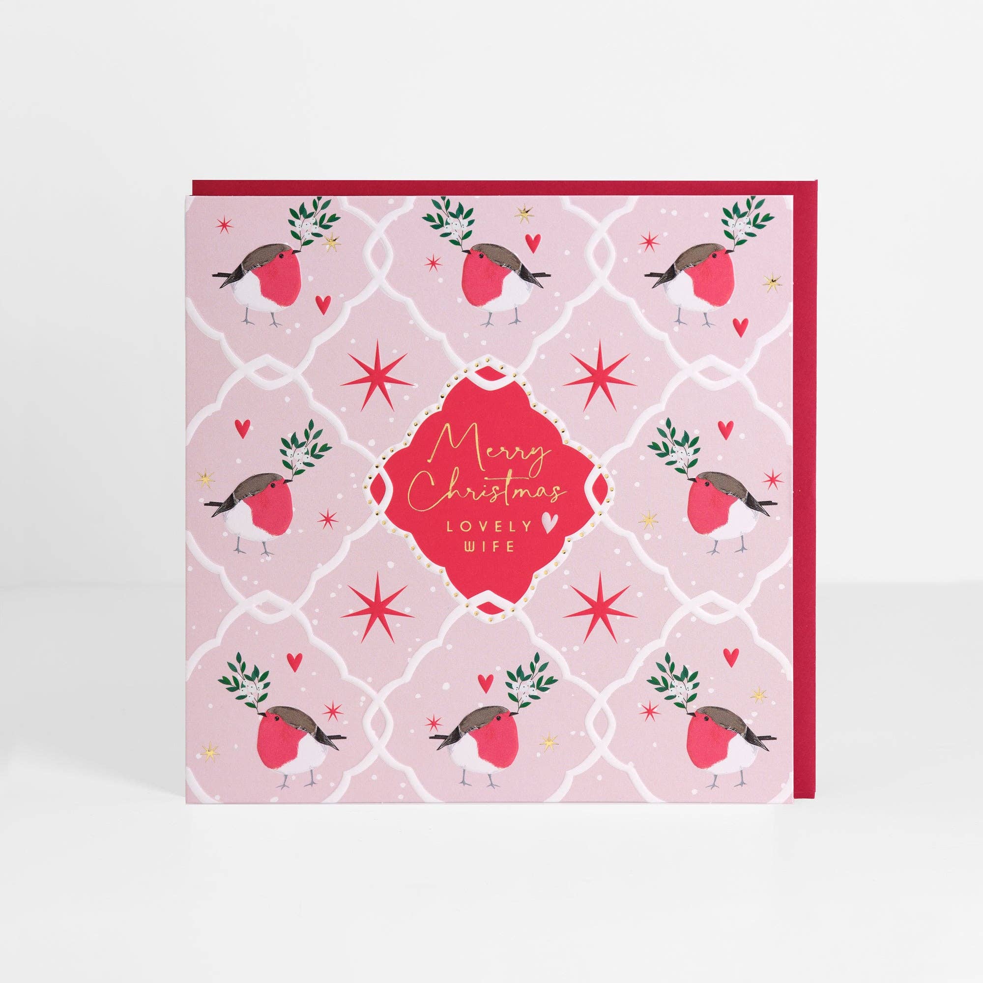 Belly Button Designs - Lovely Wife Christmas Card