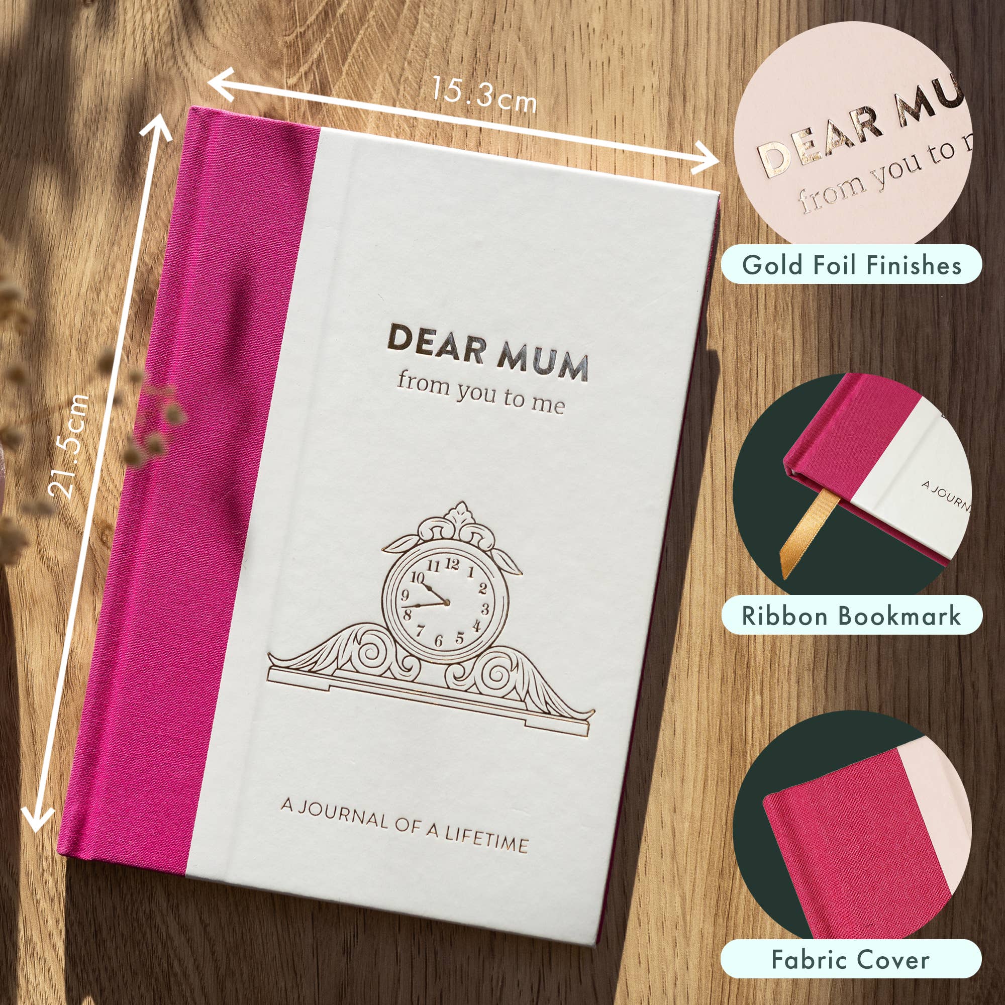 FROM YOU TO ME Meaningful Gifts - Dear Mum Guided Memory Journal | Heartfelt Gift for Mum