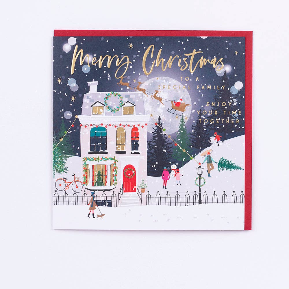 Belly Button Designs - Special Family Christmas Card
