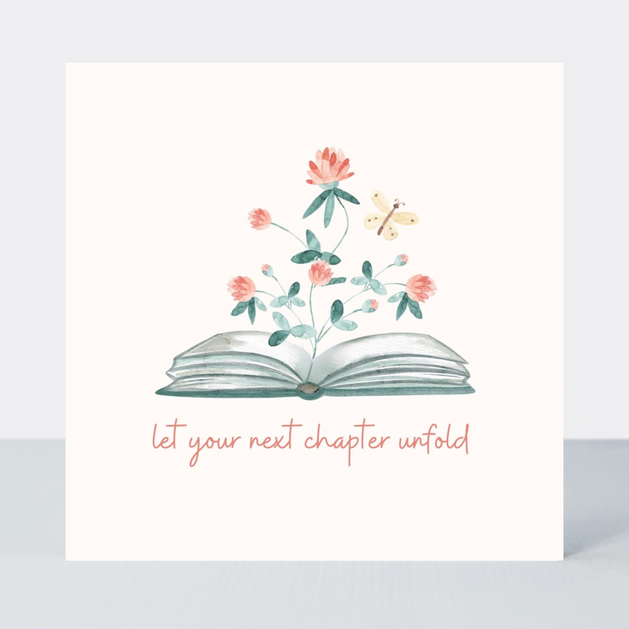 Petimo - Next Chapter Book & Floral In Clover Card