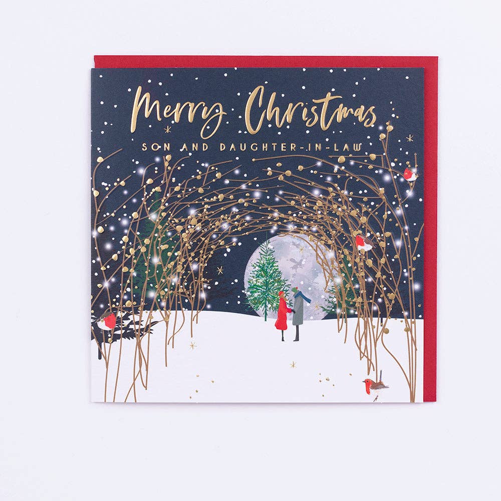 Belly Button Designs - Son & Daughter in Law Christmas Card