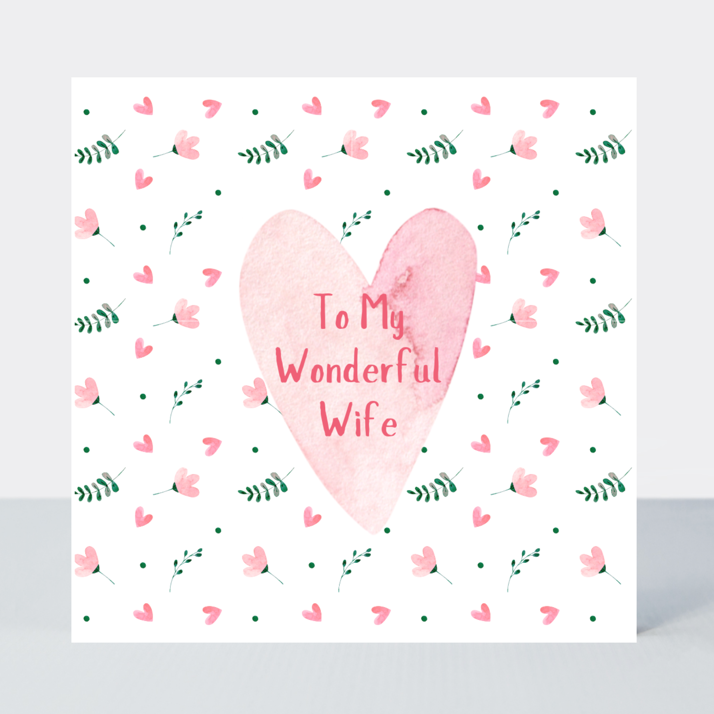 Petimo - Sweet Hearts To My Wonderful Wife Card