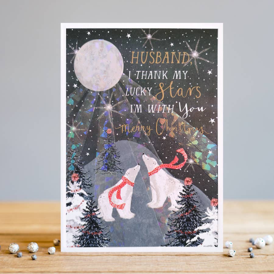 Louise Tiler - Husband Stars Christmas Card