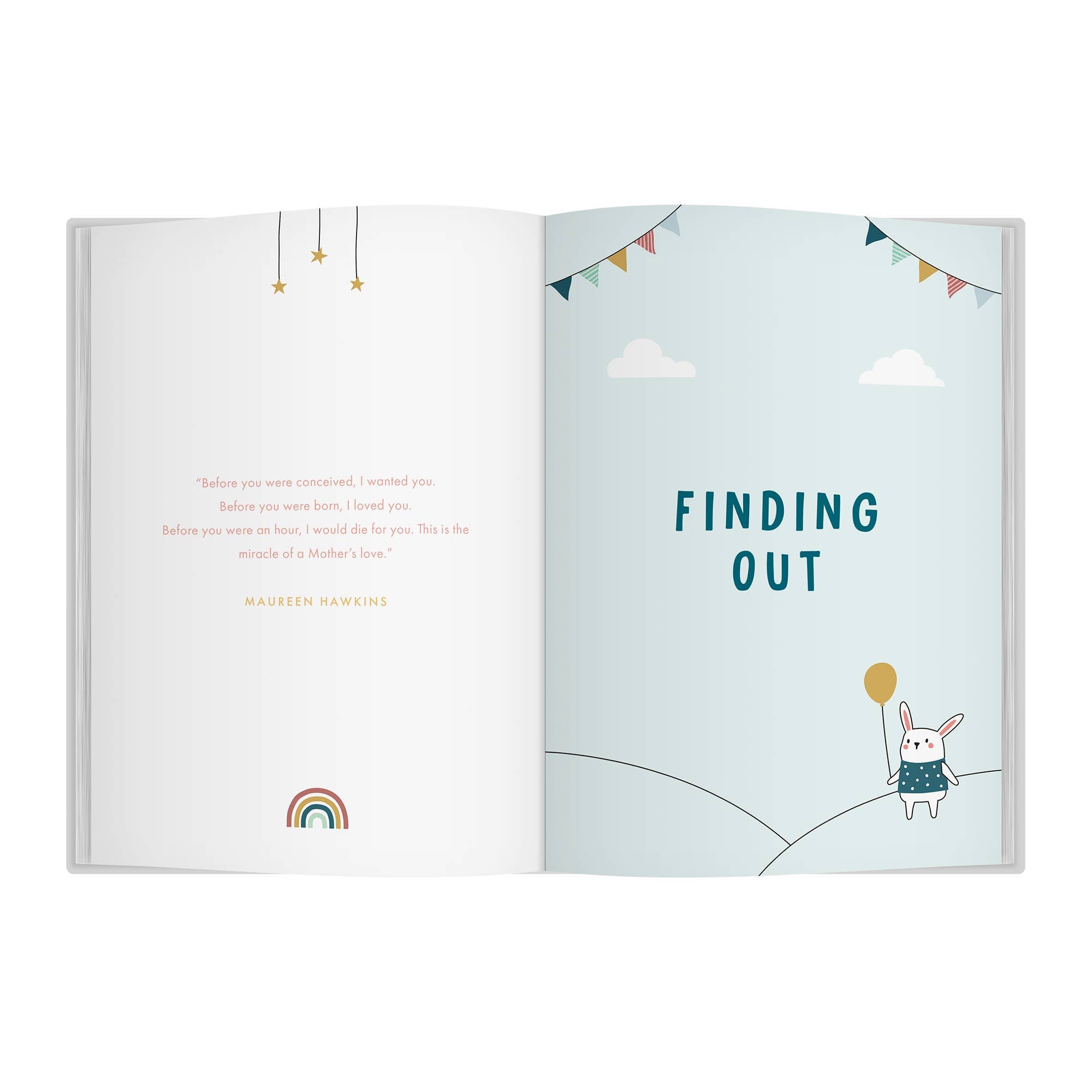 FROM YOU TO ME Meaningful Gifts - Bump to Birthday Pregnancy Journal | Pregnancy Keepsake