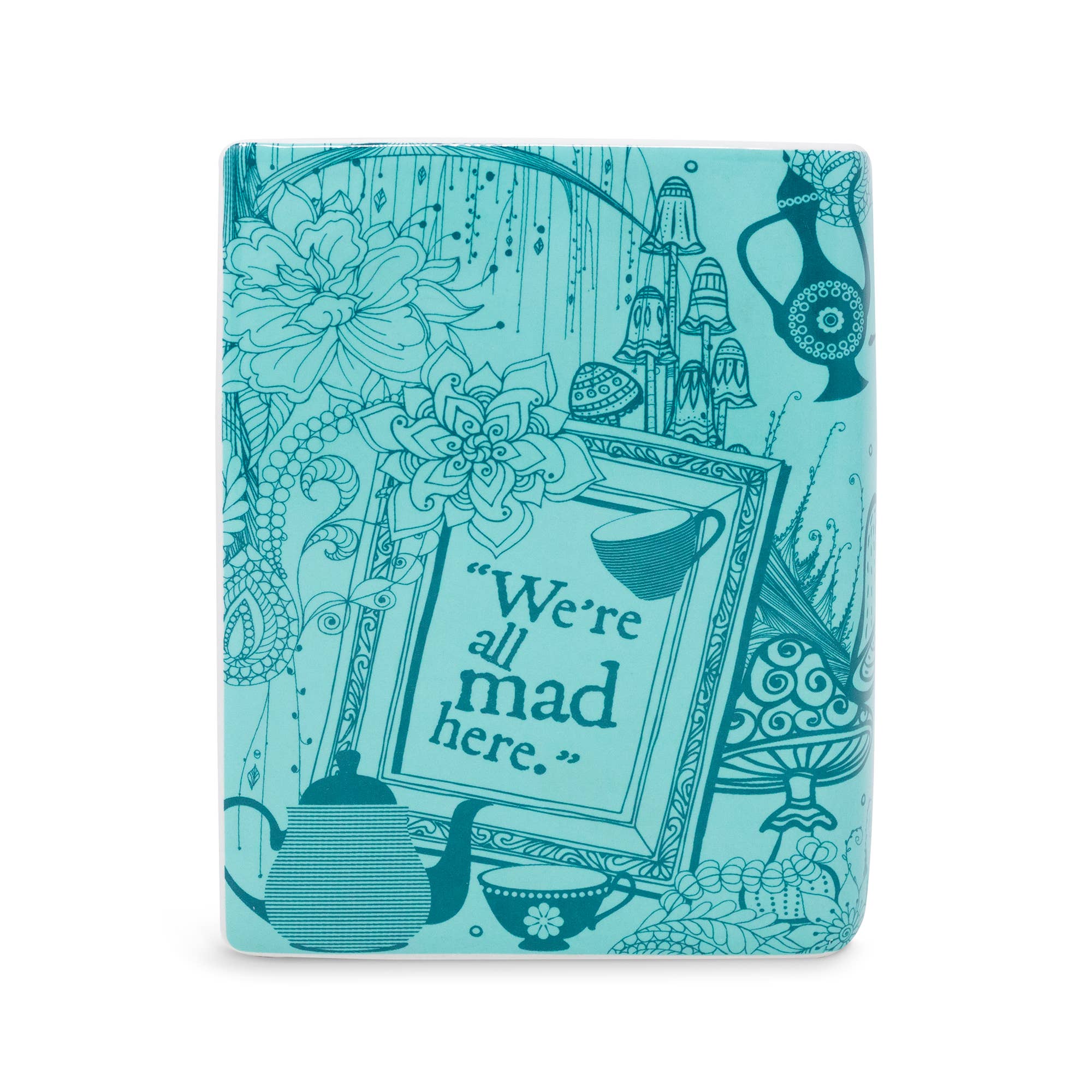 Steel Mill & Co UK - Small Book Vase, Alice in Wonderland - Blue