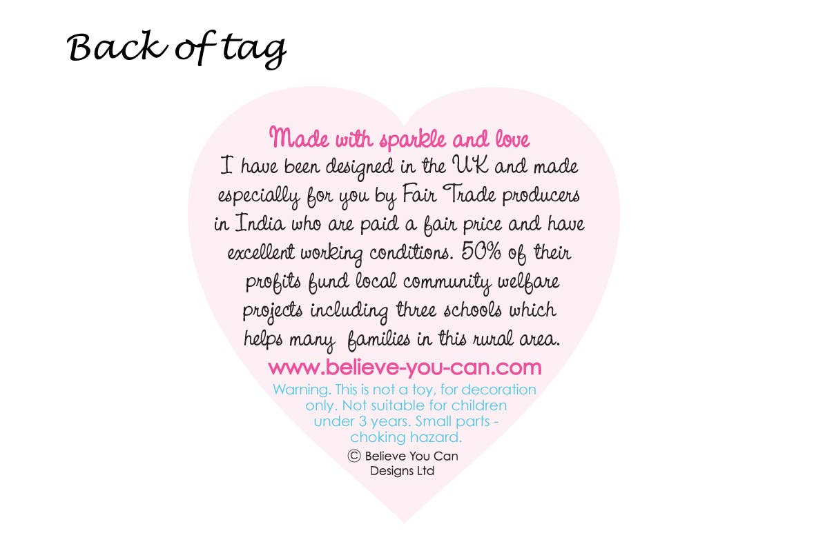 Believe You Can - 'Love You to the Moon' Fairy Keepsake Ornament